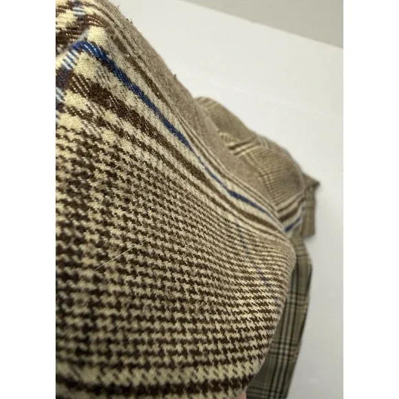 Ava & Viv Mid-Rise Plaid Pants Womens Size 22W Brown Career Plus Size Stretch - Picture 15 of 15